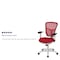 Flash Furniture Office Chair, Mesh, Red Mesh/White Frame HL-0001-WH-RED-GG - alternate 7